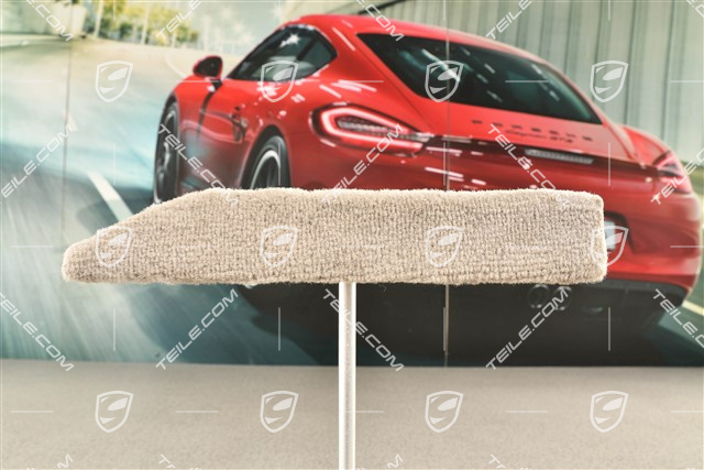 Centre console / tunnel cover, front part, cloth, Graphite grey, R