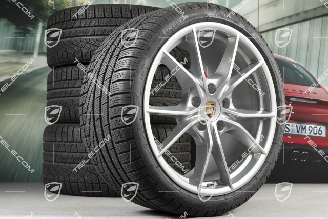 20-inch winter wheels set Carrera S (IV), rims 8,5J x 20 ET49 + 11J x 20 ET78 + Pirelli Sottozero II winter tyres 245/35 R20 + 295/30 R20