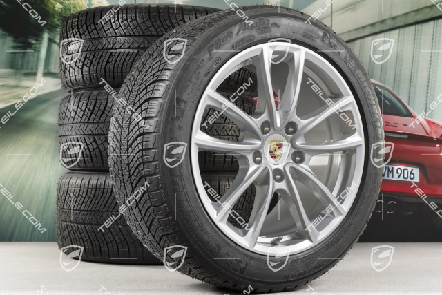 19-inch winter wheels set "Panamera S", rims 9J x 19 ET64 + 10,5 J x 19 ET62 + Michelin Pilot Alpin 4 winter tyres 265/45 R19 + 295/40 R19