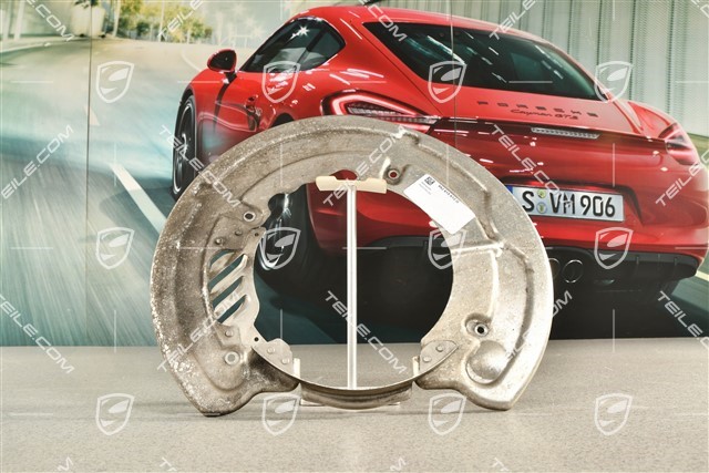 Turbo, Rear axle disc brake protective plate, PCCB, R