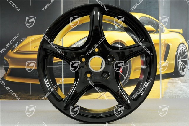 19-inch "Carrera Classic" wheel, 11J x 19 ET51, black high gloss