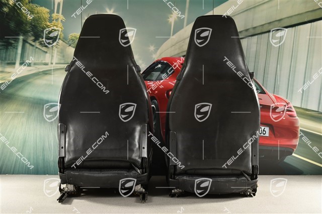 Comfort seats, heating, leather, black, L+R