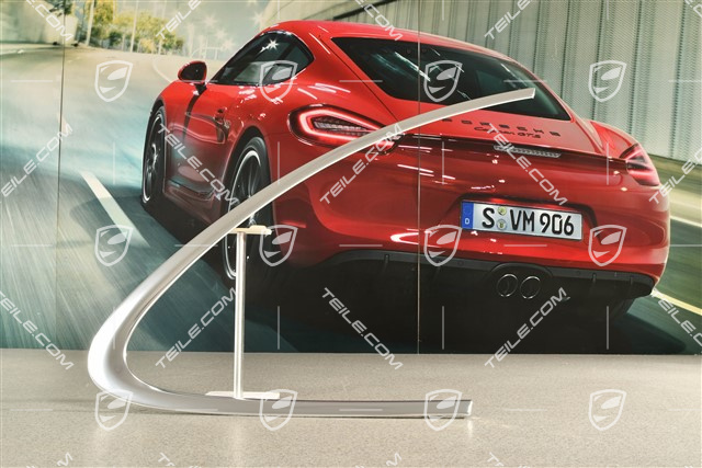 Cover strip, side window, aluminium, R