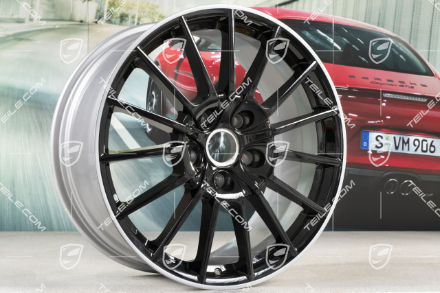 20-inch Panamera Sport wheel, 9,5J x 20 ET65, black high gloss