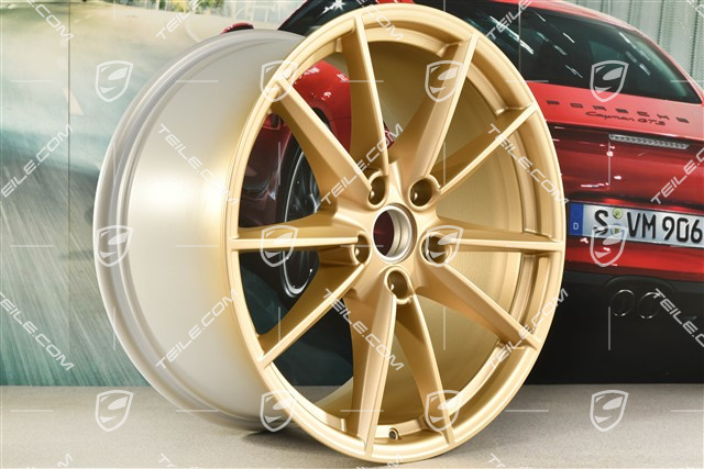 21" Felge Carrera S, 11,5J x 21 ET67, aurum-seidenmatt