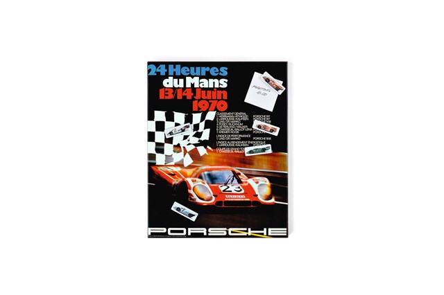 Magnetic board – 1970 racing poster