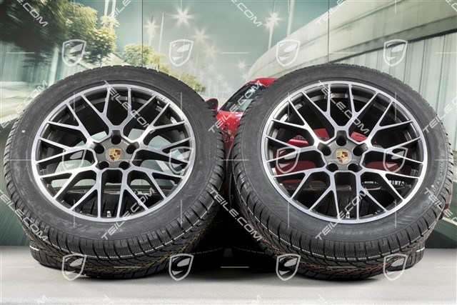 20-inch "RS Spyder Design" winter wheels set, rims 9J x 20 ET26 + 10J x 20 ET19 + NEW Dunlop Winter Sport 4D winter tyres 265/45 R20 + 295/40 R20, with TPMS