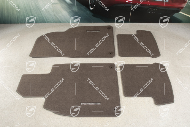 Floor mats set, Espresso