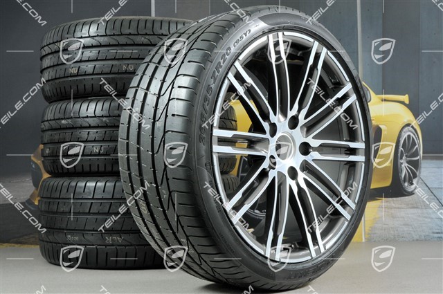 20-inch summer wheel set Turbo III, rims 8,5J x 20 ET57 + 10J x 20 ET50 + Pirelli PZero summer tyres 235/35 ZR20 + 265/35ZR20, without TPMS