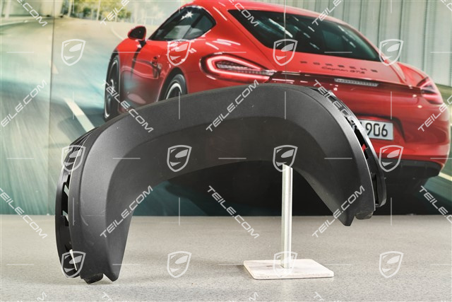 Cover plate (above tailpipe), black, Spyder