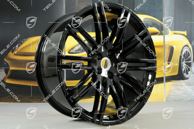 21-inch Turbo III alloy wheels set, 9J x 21 ET26 + 10J x 21 ET19, black high gloss