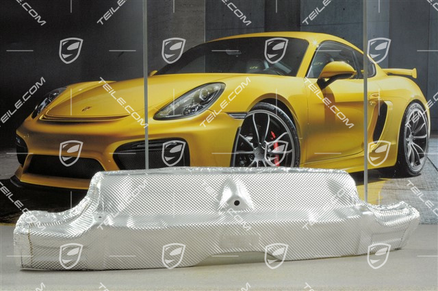 Heat shield, centre Heat shield, centre