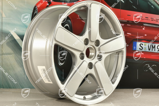 19" Felge Cayenne Sport Classic II, 8,5J x 19 ET59, GT-Silber-Metallic