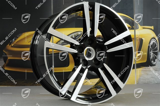 21-inch Turbo II wheel, 10J x 21 ET50, black high gloss