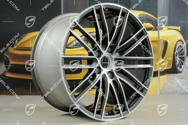 20-inch wheel rim 911 Turbo IV, 11,5J x 20 ET76, Titan