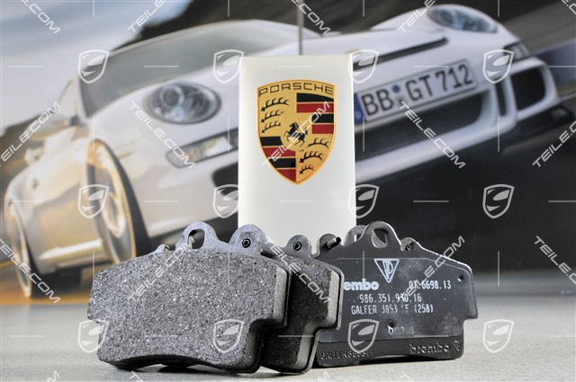 Front brake pad set, L+R Front brake pad set, L+R