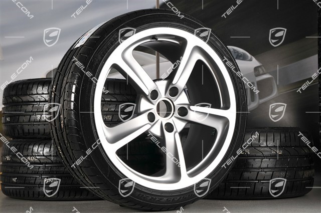 20-inch SportTechno summer wheel set, 8,5J x 20 ET57 + 10J x 20 ET50, 235/35 ZR20 + 265/35 ZR20 with TPM