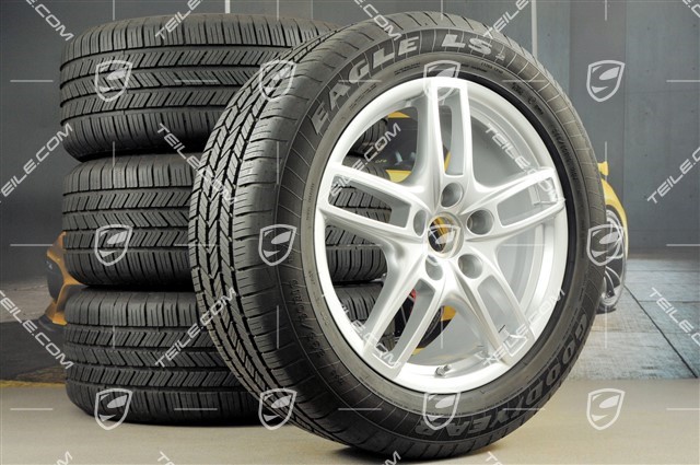 19-inch Cayenne Turbo all-season wheels set, 4 wheels 8,5 J x 19 ET 59 + all-season tyres Goodyear EagleLS2 265/50/1, with TPM