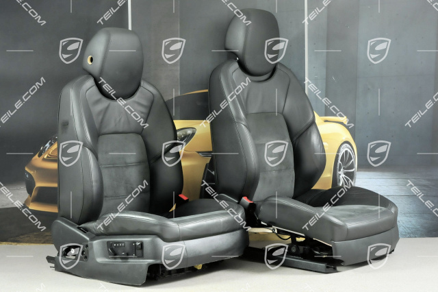 GTS Sport seats, black leather + Alcantara®, in mint condition, set L+R