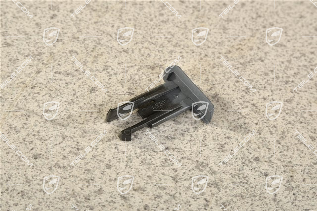 Roof molding rear cap, R