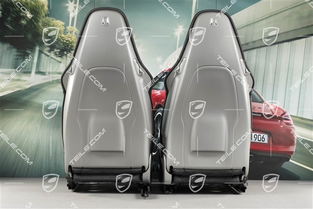 Sport Seats, manual+electric adjustable, heating, leather/Alcantara, logo GTS, black/carmine red, set, L+R