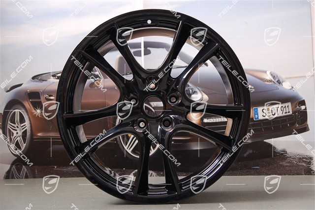 21-inch Cayenne Sport / GTS wheel rim, 10Jx21 ET50, in black