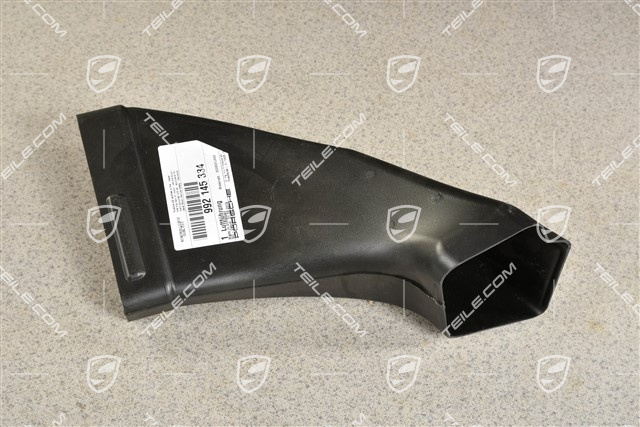 Air guide / Air duct, Upper, R