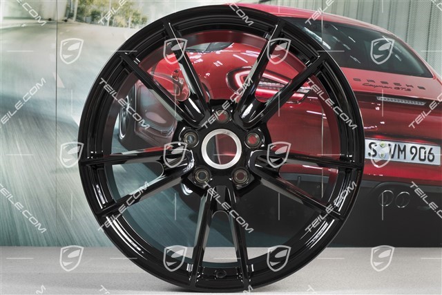 20-inch wheel rim Carrera, 11J x 20 ET66, for winter wheels, black high gloss