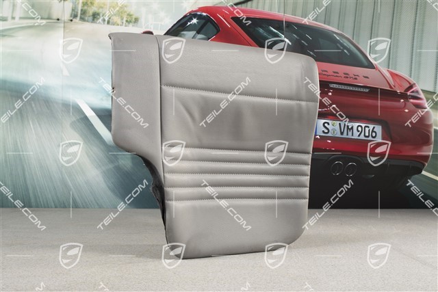 Back seat lower / cushion, Coupe/Targa, leatherette, Graphite grey, L
