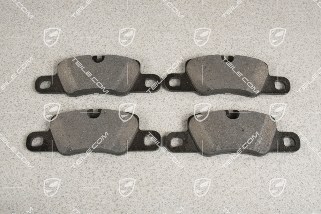 Brake pad set, Panamera, PCCB, L+R