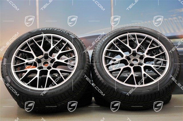 20-inch "RS Spyder Design" winter wheels set, rims 9J x 20 ET26 + 10J x 20 ET19, Pirelli Scorpion Winter winter tyres 265/45 R 20 + 295/40 R 20, with TPMS