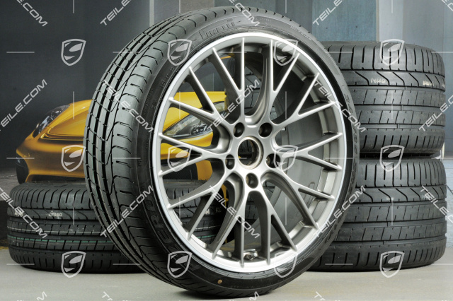 20" RS SPYDER Design Sommerräder Satz, Felgen 8,5J x 20 ET49 + 11,5J x 20 ET76 + Pirelli P-Zero Sommerreifen 245/35 R20 + 305/30 R20