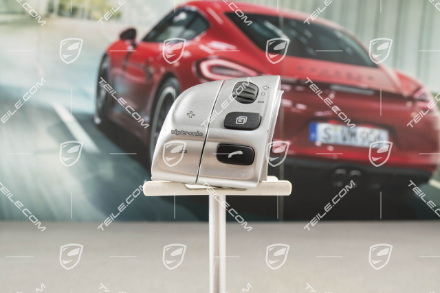 Schaltmodul mit Schaltpaddel, Tiptronic, Galvanosilber, L
