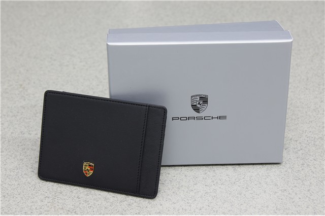 Credit card holder crest (car interior leather)
