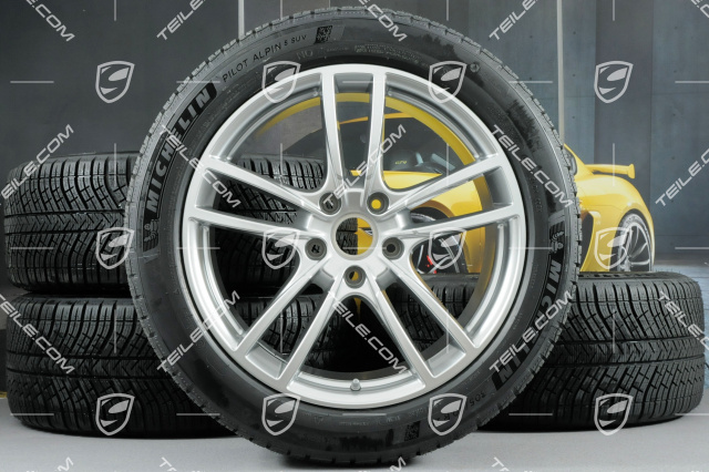 20-inch Cayenne Sport winter wheel set, rims 9J x 20 ET50 + 10,5J x 20 ET64 + Michelin winter tyres 275/45 R20 + 305/40 R20, with TPMS