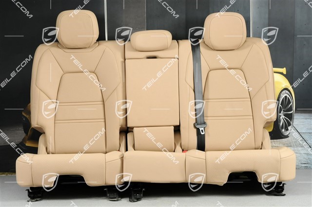 Rear seats, plain leather, Mojave, set L+R