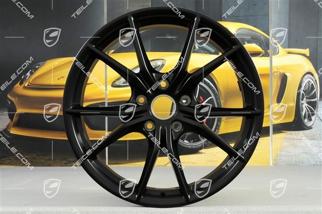 20" komplet felg Carrera S IV, Felgi 8,5 J x 20 ET49 + 11,5 J x 20 ET56, czarny półmat satyna