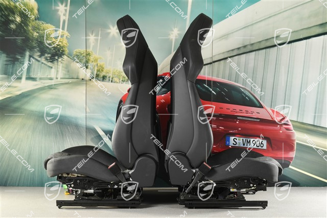 Sportsitze, el. einstellbar, GTS, Leder+Alcantara, schwarz, Satz (L+R)