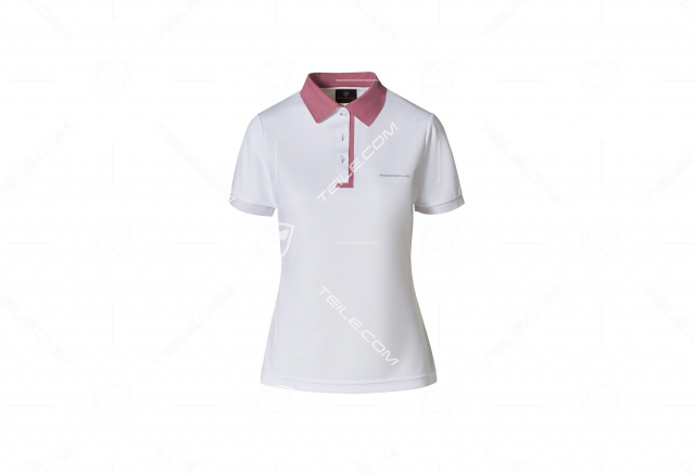 Taycan Collection, Polo-Shirt, Women, white/rose, S