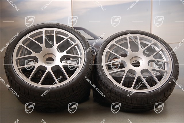 19-inch winter wheel set, RS Spyder, central locking, wheels: 8,5J x 19 ET56 + 11J x 19 ET51, tyres: 235/35 R19 + 295/30, with TPM
