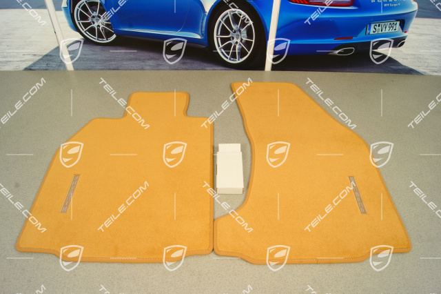 Floor mat set, Sand Beige, Cayman with BOSE sound system, Sand Beige