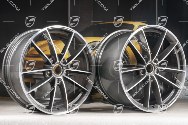 20+21-inch wheel rim set Carrera Classic, rims: front 8,5J x 20 ET53 + rear 11,J x 21 ET67