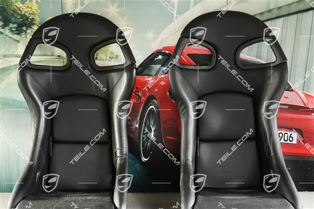 Schalensitze, Leder, schwarz, L+R