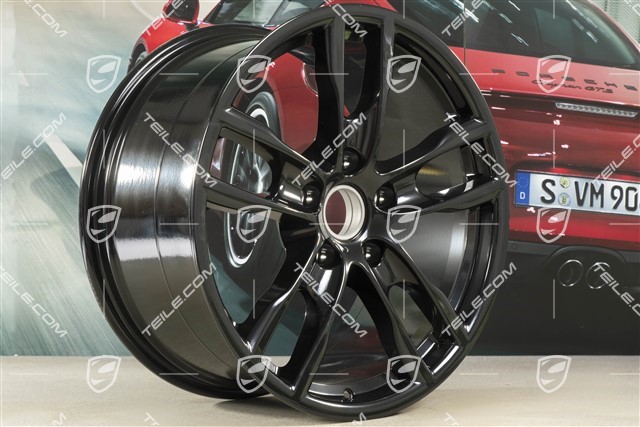 19-inch wheel Boxster S III, 9,5J x 19 ET45, black high gloss