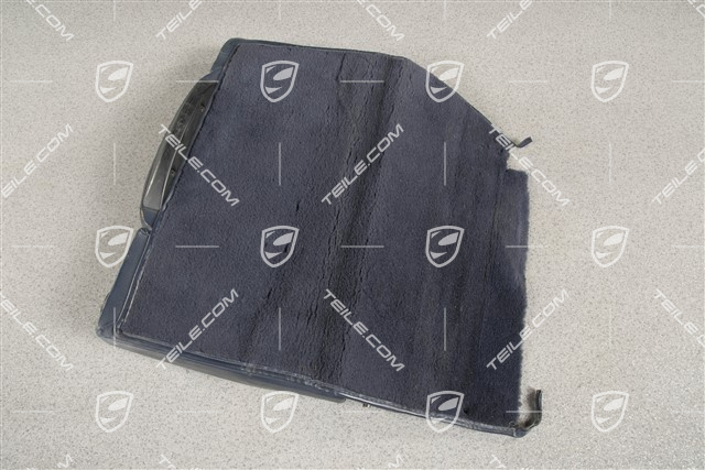 Back seat backrest, rear, leatherette, night blue, Coupe/Targa, R