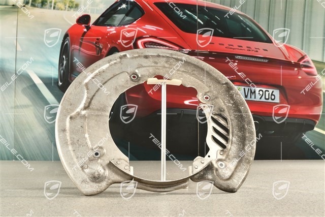 Turbo, Rear axle disc brake protective plate, PCCB, L