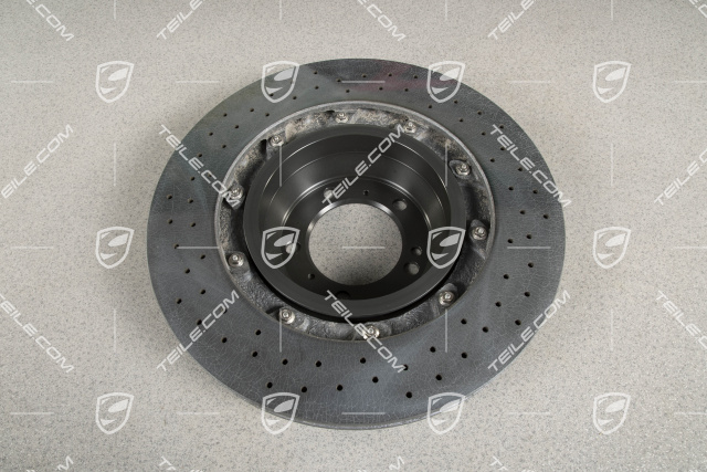 PCCB ceramic brake disc, C2 / C2S / C4 / C4S / Turbo, old type with no. 99135241006, R