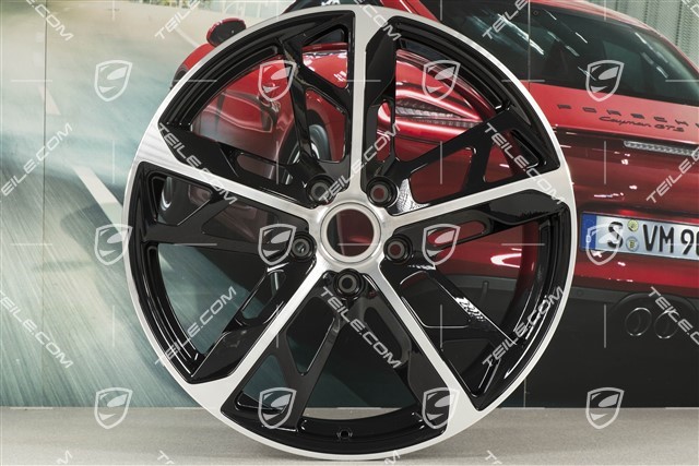 21-inch Rim Cross Turismo Design 9,5J x 21 ET60, black high gloss + glossy Surface