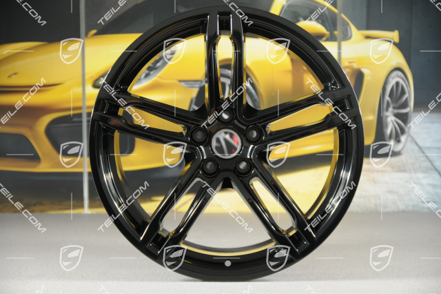 19" wheel, Turbo/Sport Design, 9J x 19 ET21, black high gloss