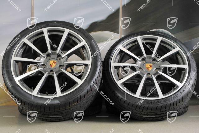 20" Sommerräder Satz Carrera Classic II, Felgen 8,5J x 20 ET51 + 11J x 20 ET52 + Reifen 245/35 ZR20 + 305/30 ZR20, ohne RDK-Sensoren